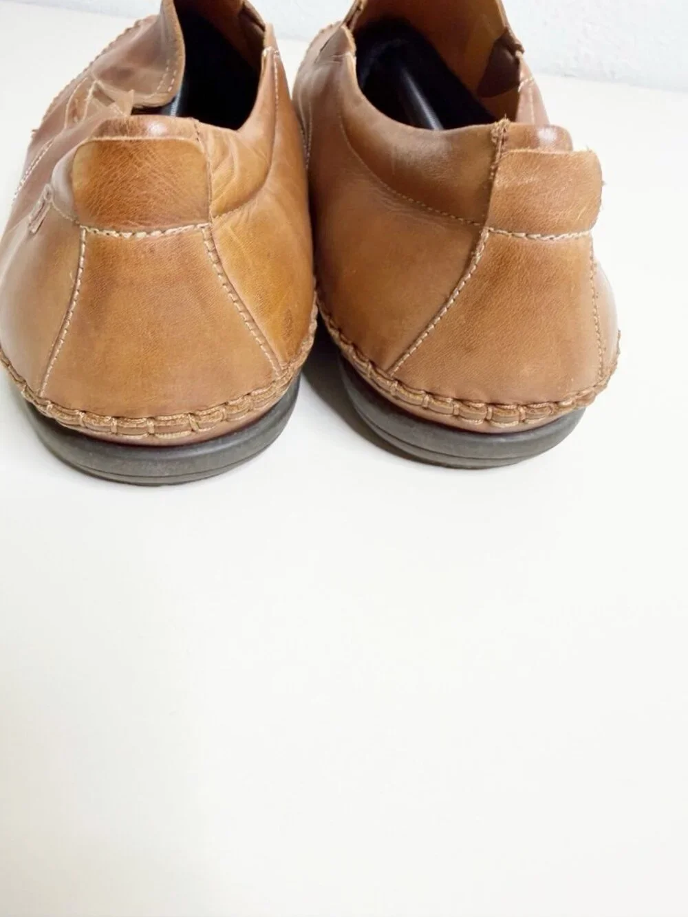 Pikolinos Jerez Mens Size 15.5 Driving Loafers Soft Brown Leather EU 50 EUC